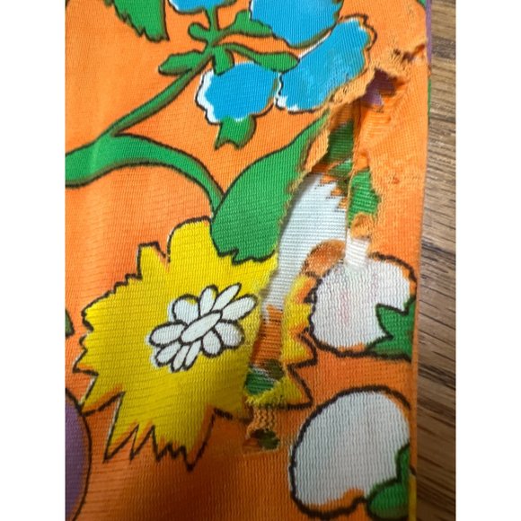 Vintage 70s Authentic Flower Child Maxi Dress - Picture 15 of 15